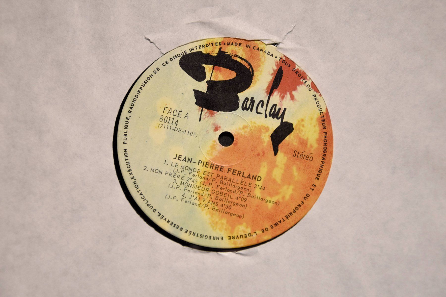 Dischi in vinile: Jean-Pierre Ferland - Soleil – Usato da Belmont-sur-Yverdon venduto da ag97 3