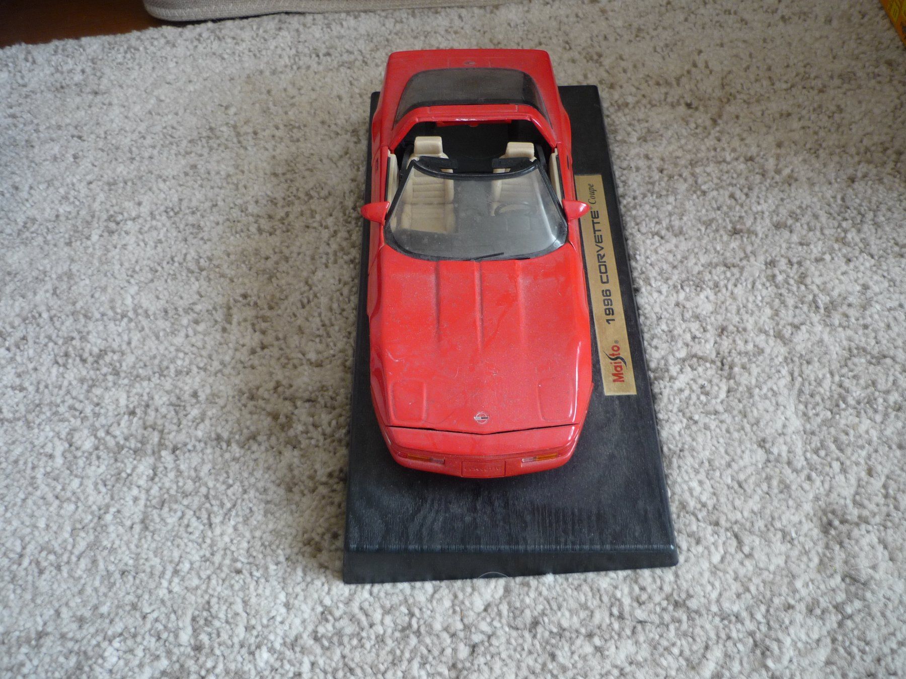 Maisto Modellini d'auto: Deko Vintage Auto Model - Maisto 1996 Corvette coupe – Usato da Beringen venduto da Flatretriever 2