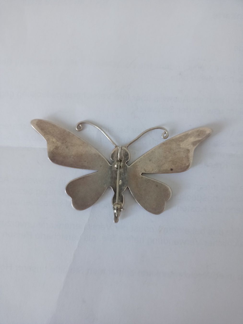 Spille & Fermagli: Perlmutt Schmetterling Brosche – Usato da Zürich venduto da Mephisto87 1