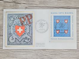 CL03 Enveloppe + Timbre Suisse 1971