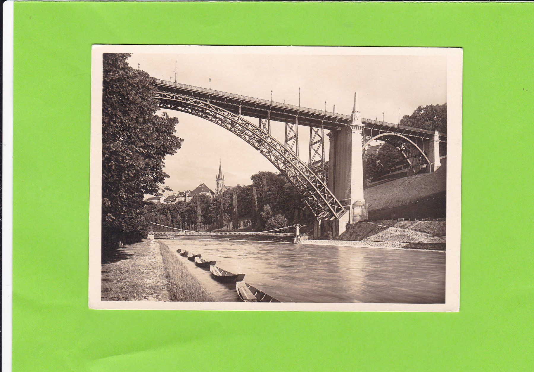 Ansichtskarten: Bern-Kornhausbrücke – Gebraucht aus St. Peterzell von neckertal
