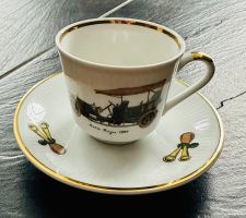 Espressotasse, Mitterteich Porzellan, Rolls Royce 1904