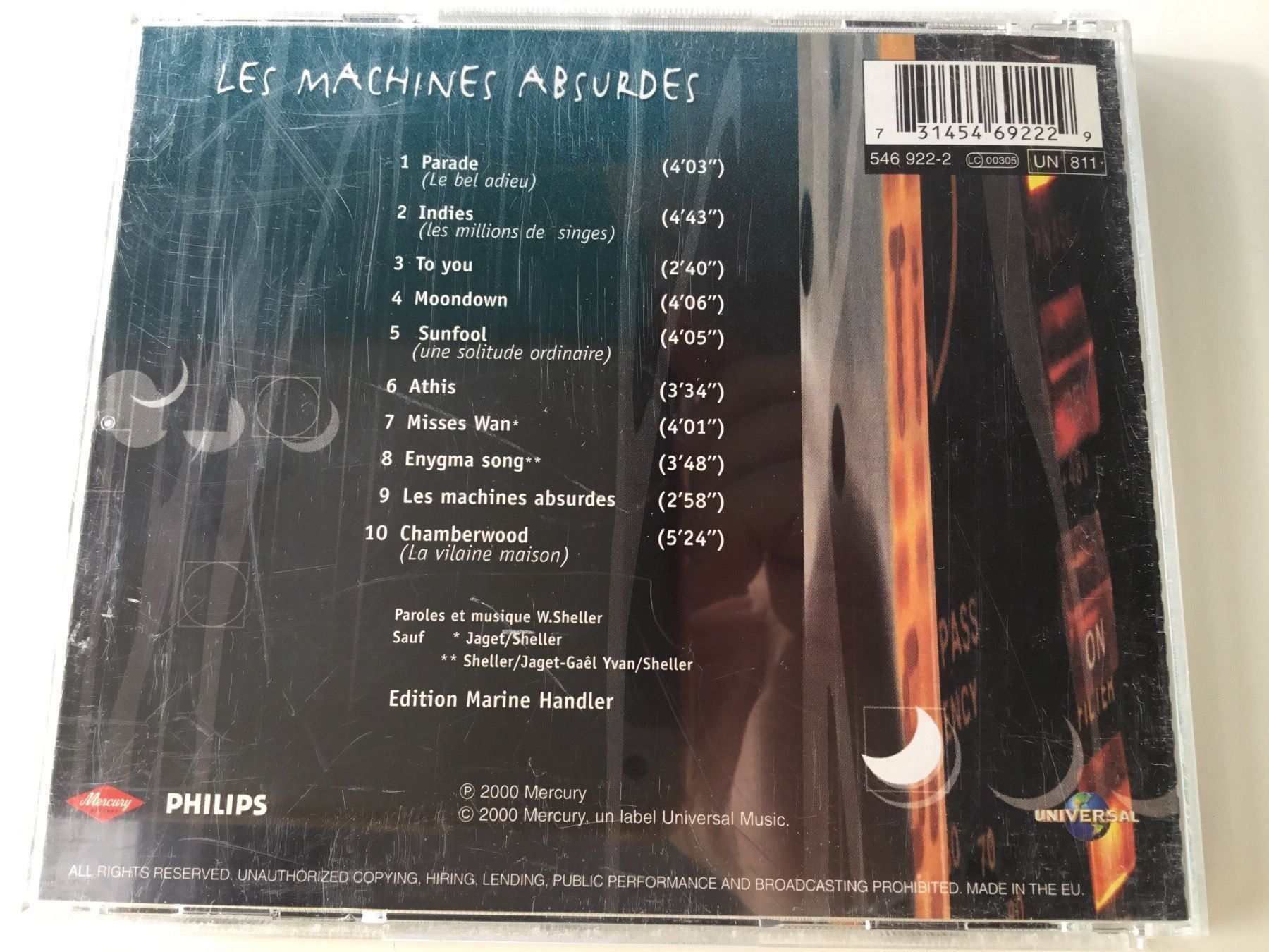 CD: Sheller - Les Machines absurdes – Usato da Rüti ZH venduto da alumedien 1