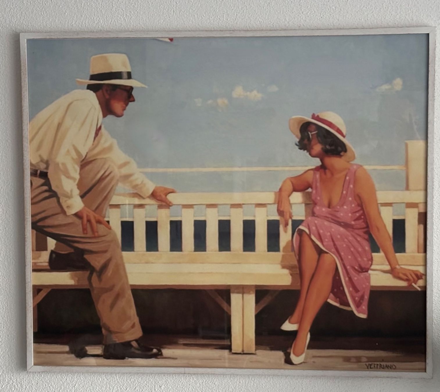 Poster & Bilder: Jack Vettriano, ART PRINT, passender Vintagerahmen – Gebraucht aus Rütihof von Yaro22 2