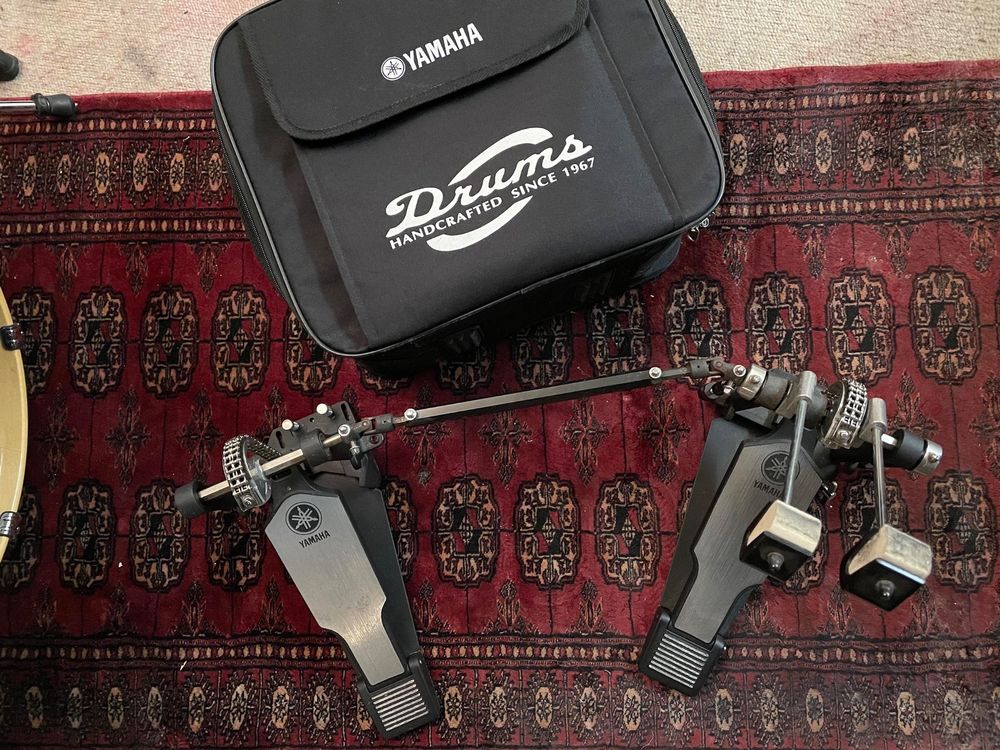 Trommelschlägel Für Doppel Bassdrum Pedal – 180 Mm Edelstahlgriff, 2 Stück, Für Präzisen Schlagzeug-Sound