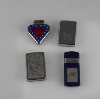 Feuerzeuge Sammlung 4 Stück
