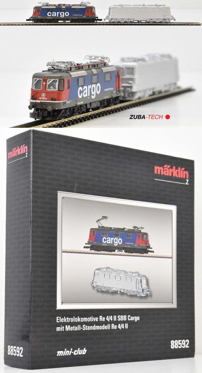 Märklin 88592 E-Lok Re 421 SBB Cargo Spur Z mit OVP (Gebraucht) in St ...