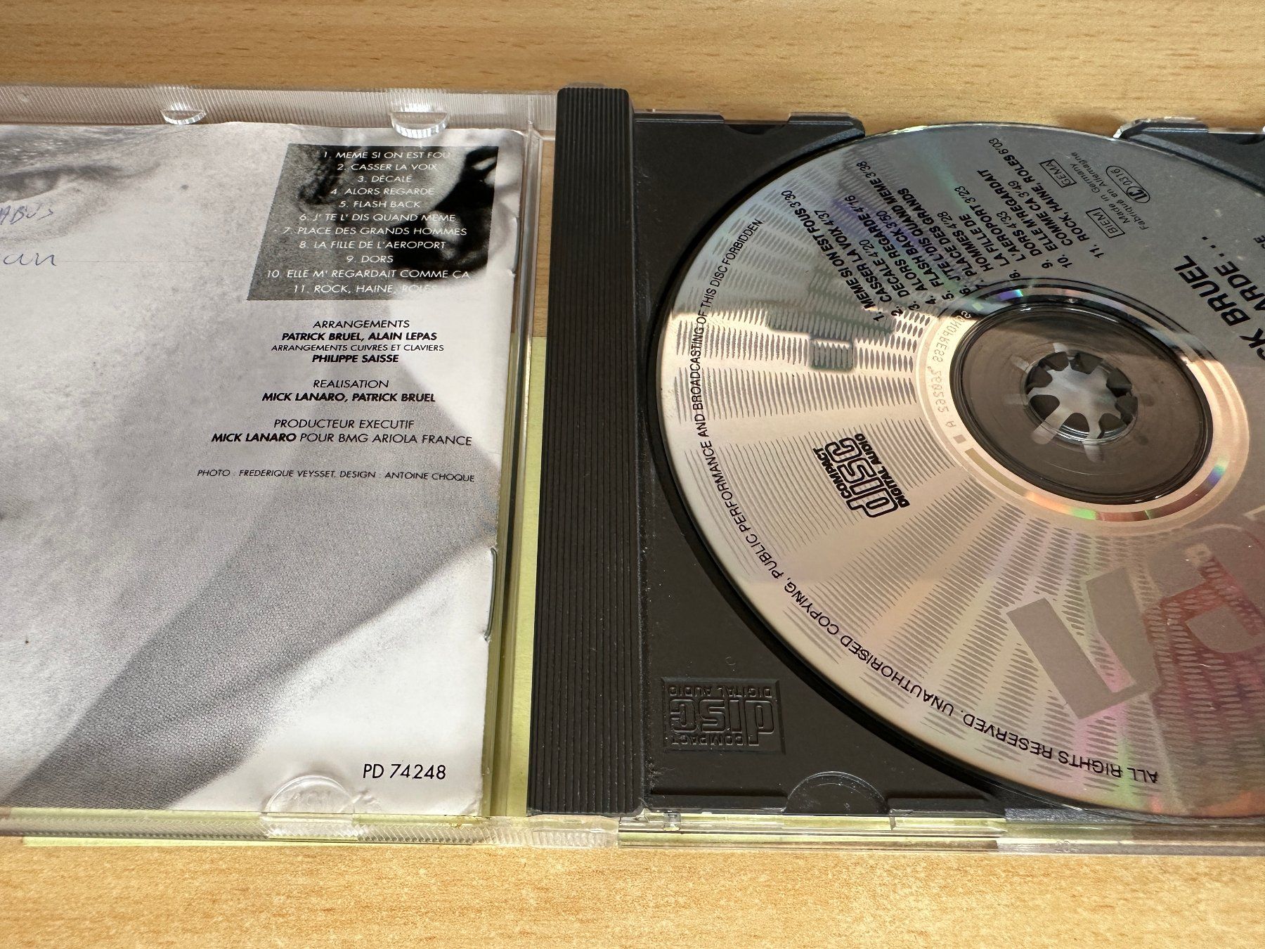 CD: Patrick Bruel – Alors Regarde – Usato da Rikon im Tösstal venduto da Alpenmutz 2