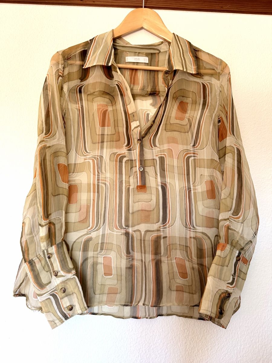Mango Camicette: Mango Premium 100% Silk Blouse – Usato da Oberwil b. Zug venduto da fis_2wtq 5