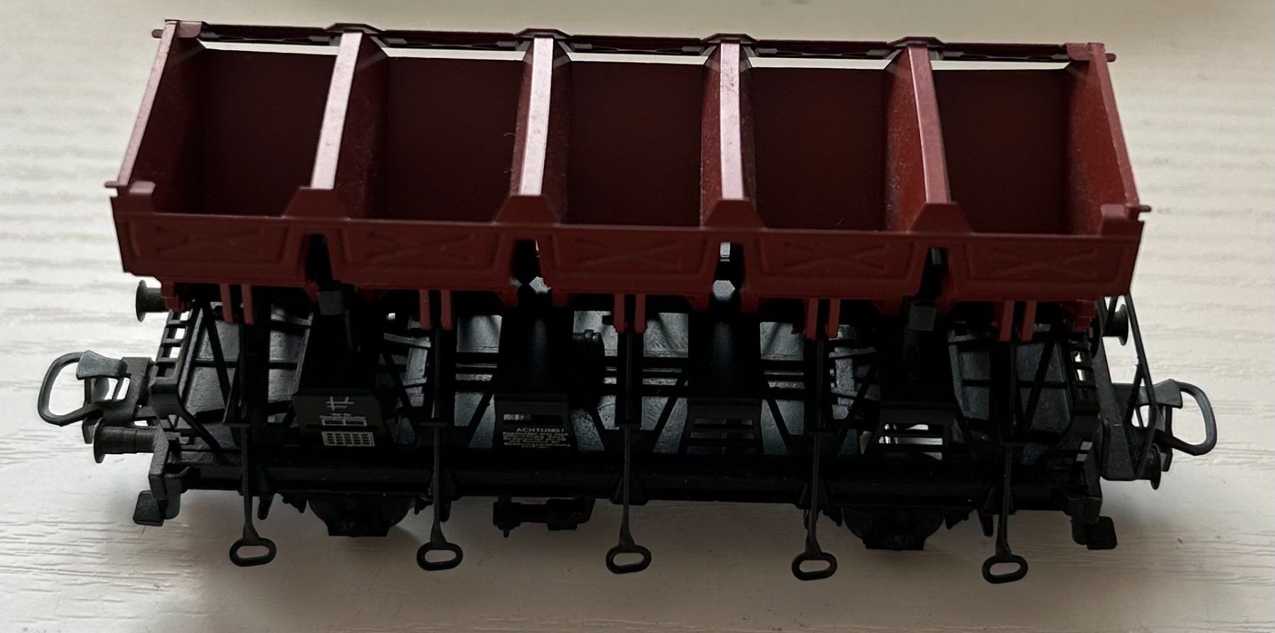 Märklin Modellini di ferrovie: Märklin 4635 - DB-Muldenkippwagen – Usato da Bubendorf venduto da torina99 1