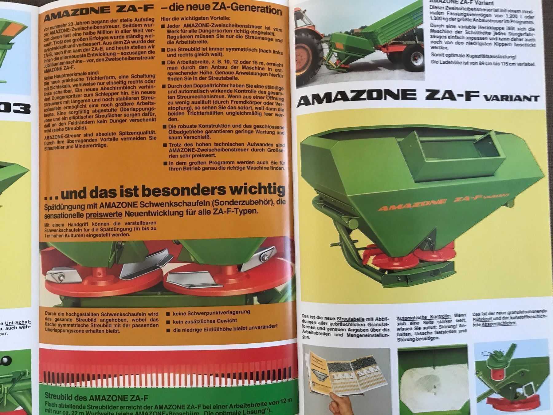Trattori: Amazone Bucher Prospekt – Usato da Balterswil venduto da Jeko1967 2