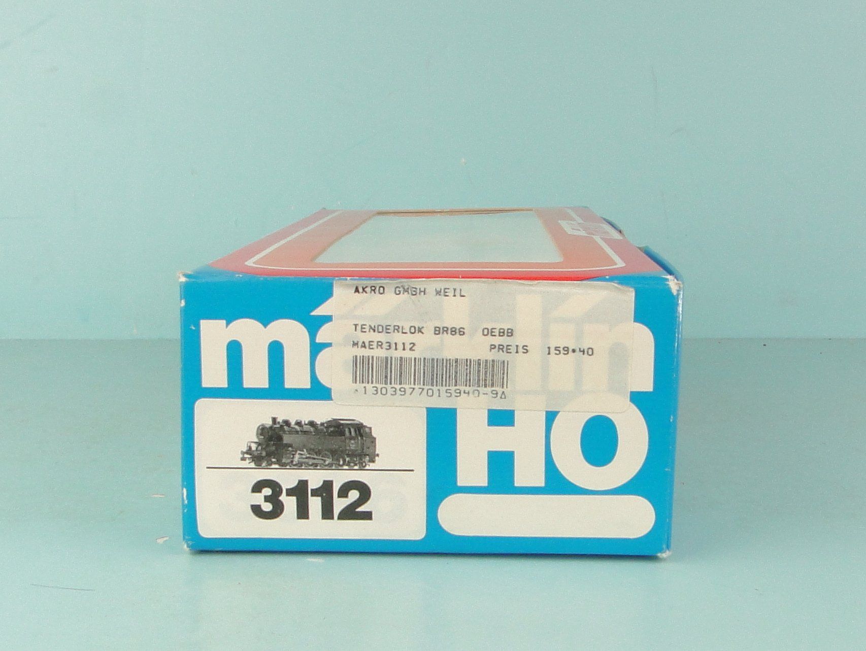 Märklin Trains électriques: Märklin leerer Karton 3113 BR 86 – D'occasion à Bülach par cann11 1
