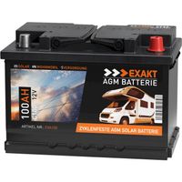 EXAKT Solarbatterie 100Ah 12V