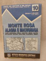 Mappa Trekking Monte Rosa Alagna Macugnaga - 1976 - Frs 1