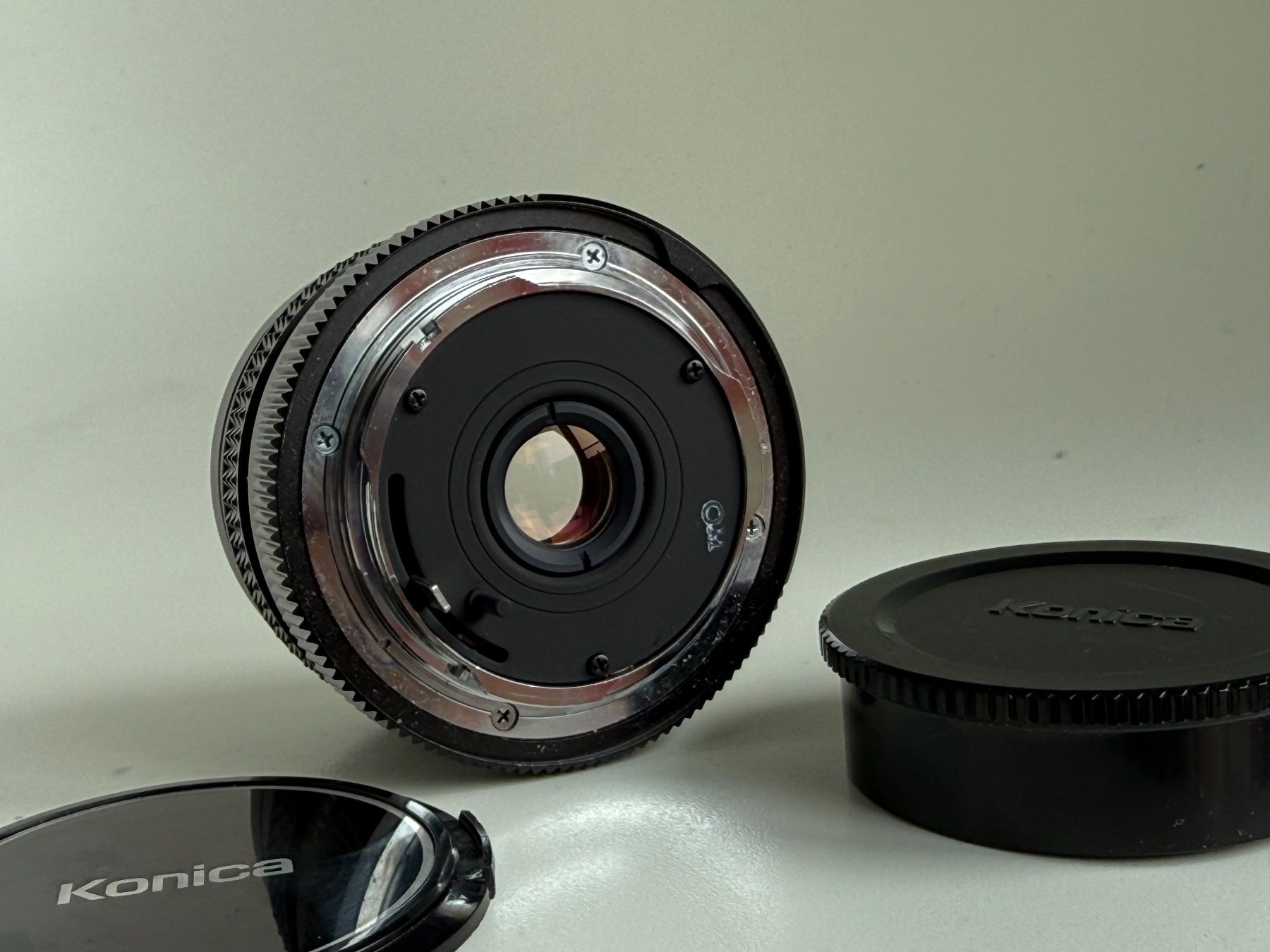 Konica Obiettivi: Konica 28mm F3.5 Hexanon Weitwinkel-Objektiv inkl. Köcher – Usato da Zürich venduto da Loeffel81zh 3