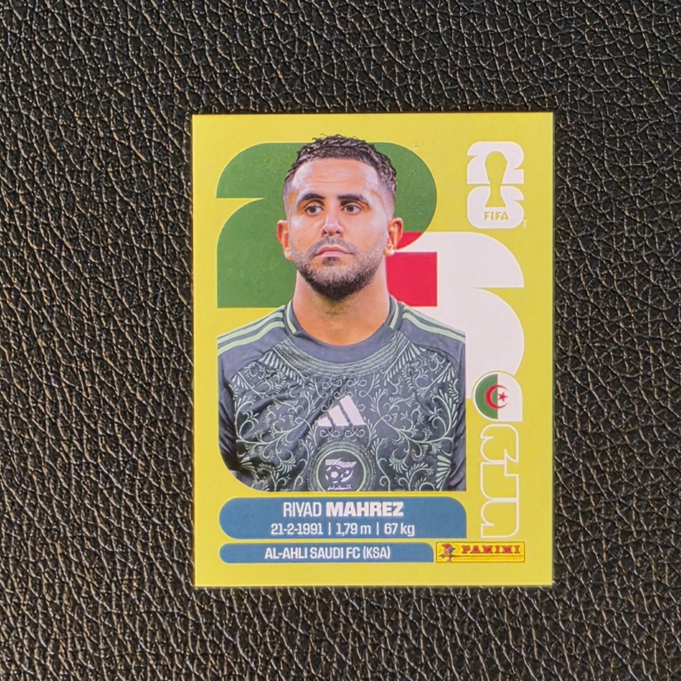 Panini Carte collezionabili: Riyad Mahrez ALG 15 Panini WM 2026 – Nuovo (secondo la descrizione) da Stäfa venduto da Espresso_Macchiato