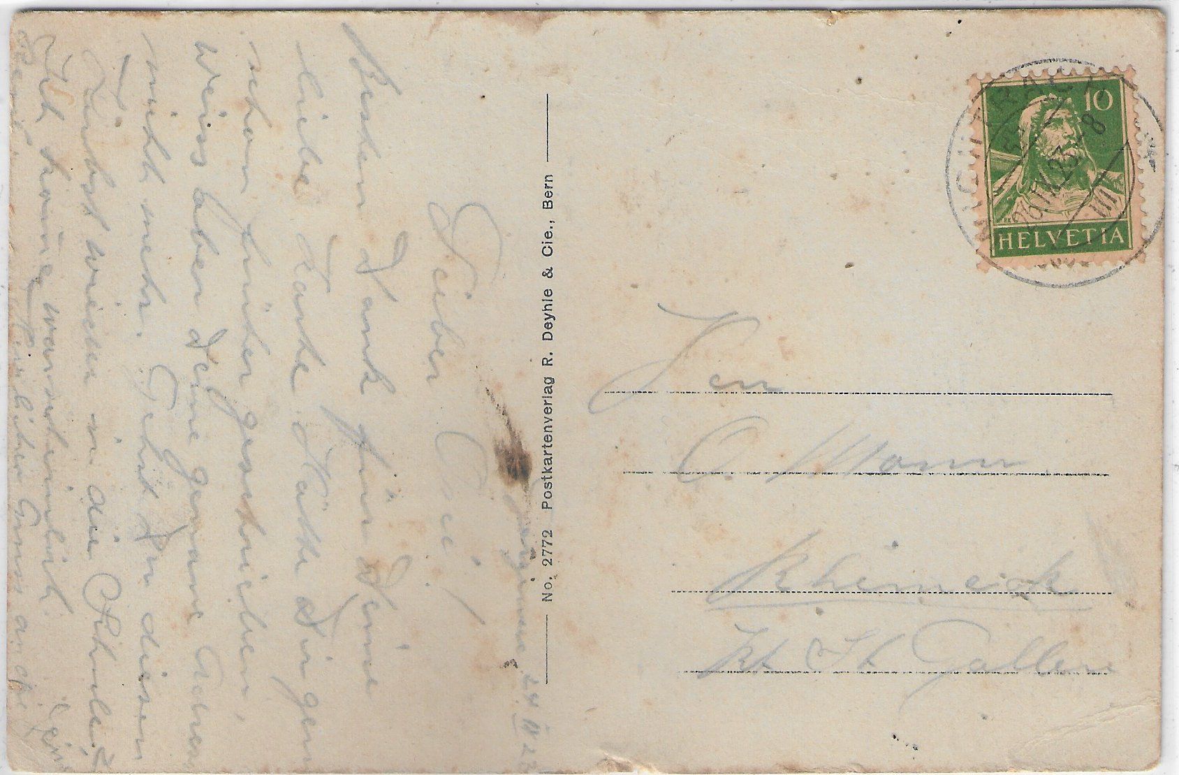 Cartoline postali: Gerzensee - coloriert – Usato da Ettingen venduto da Kartenplanet 1