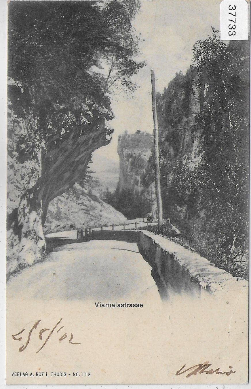 Cartoline postali: Viamalastrasse – Usato da Ettingen venduto da Kartenplanet