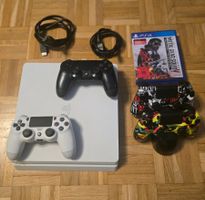 PlayStation 4 (PS4) Slim 500GB – Glacier White inkl. Contr.