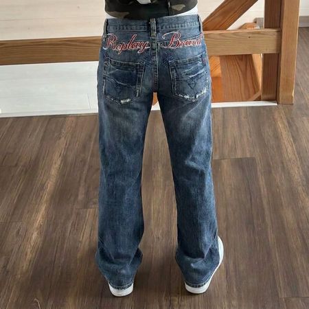 Replay Vintage Replay Brand Bootcut Jeans Blue