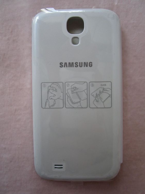 Samsung Cover & Protezioni schermo: Orig Samsung Galaxy S4 Flip Cover weiss – Nuovo e nell'imballaggio originale da Eschenbach SG venduto da brocarte 2