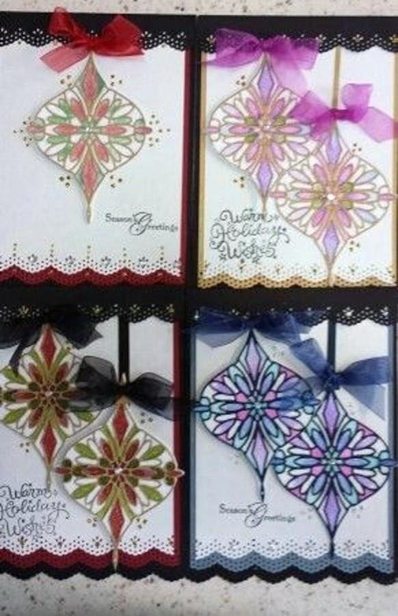 Sciablone: Memory Box Die ** Addison Ornament ** – Nuovo e nell'imballaggio originale da Rubigen venduto da rofi100 6