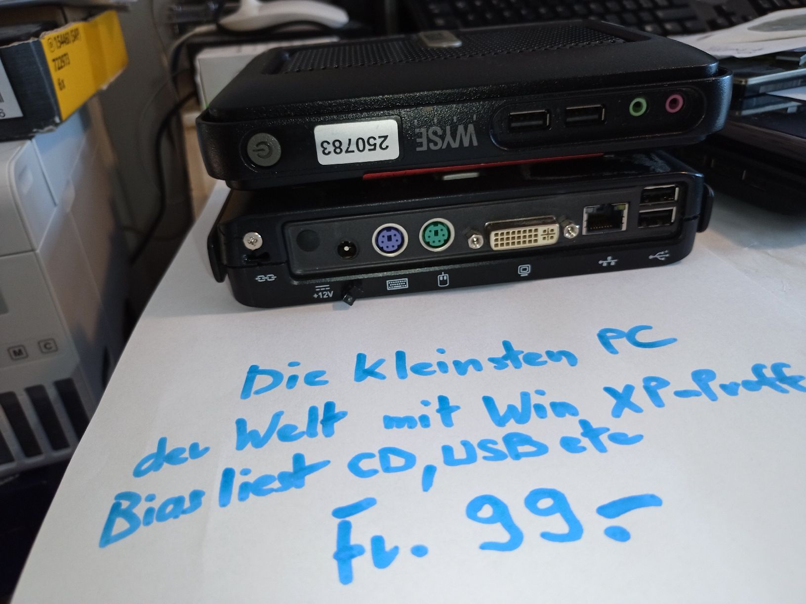PCs: PC mini wyse c10le win X proffesione+gratis uhrl – Gebraucht aus wila von audi48 1