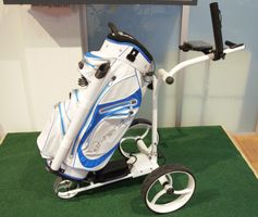 at-hena Elektro Golf Trolley PACE inkl. Cartbag