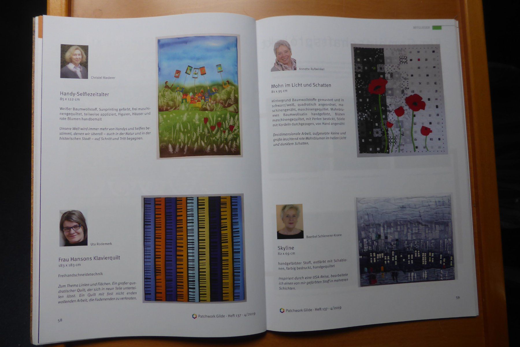 Riviste & Magazine: Magazin - Patchwork Gilde - Thema: Frieden – Usato da Brunnadern venduto da pinkfaden 4