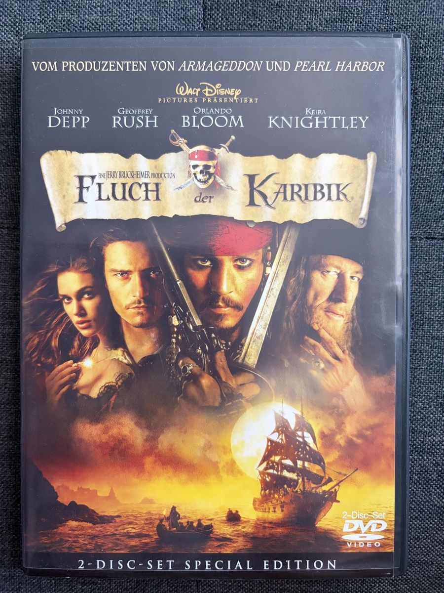 Tutti i DVDs: DVD Fluch der Karibik 2 – Usato da Leibstadt venduto da Shopcity