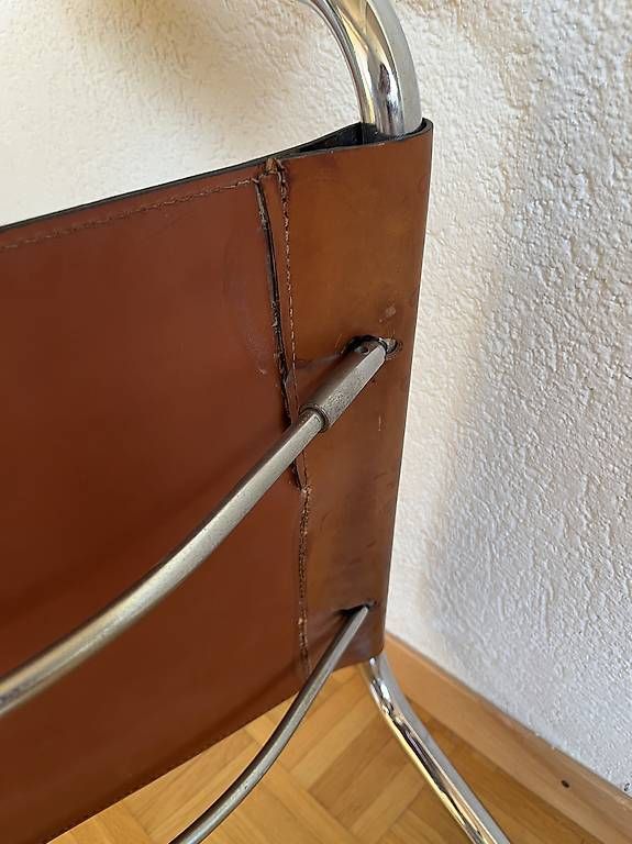Sedie: Lot des 4 chaises cuir Marcel Breuer – Usato da Lausanne venduto da noemieweso 1