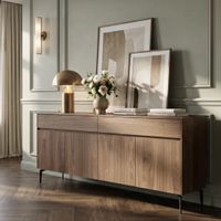 Tolles Sideboard aus Nussbaum, 180 cm, neuwertig