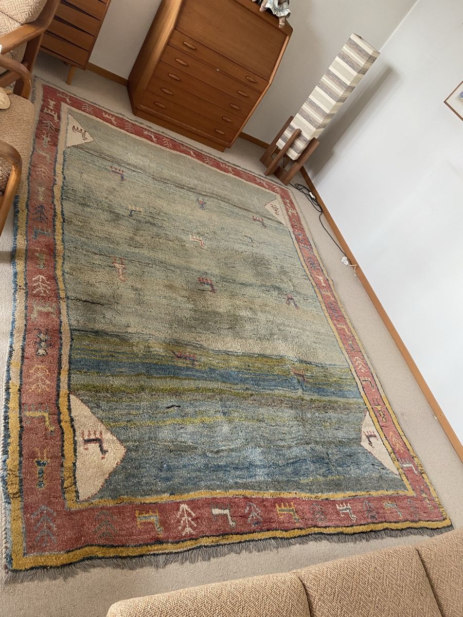 Gabbeh Tappeti: Gabbeh Teppich Gross Vintage – Usato da Zürich venduto da suslette