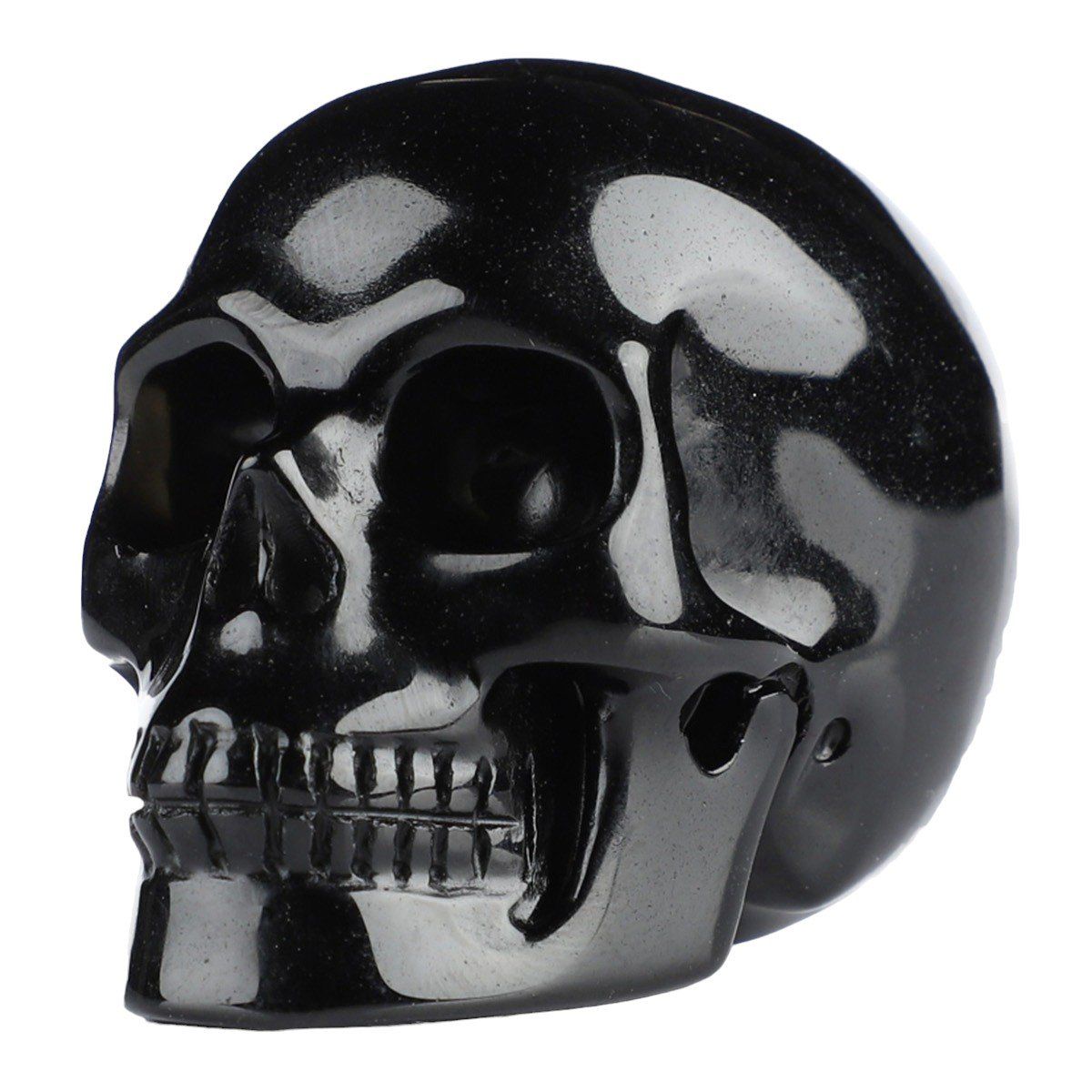 Minerali & Pietre curative: Black Osidian Skull – Nuovo (secondo la descrizione) da Walenstadt venduto da vkt_qc8d