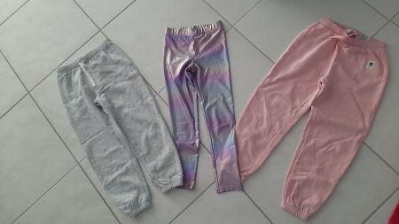 K..52 R B) Hosen Trainer Leggins Set Gr. Ca 128