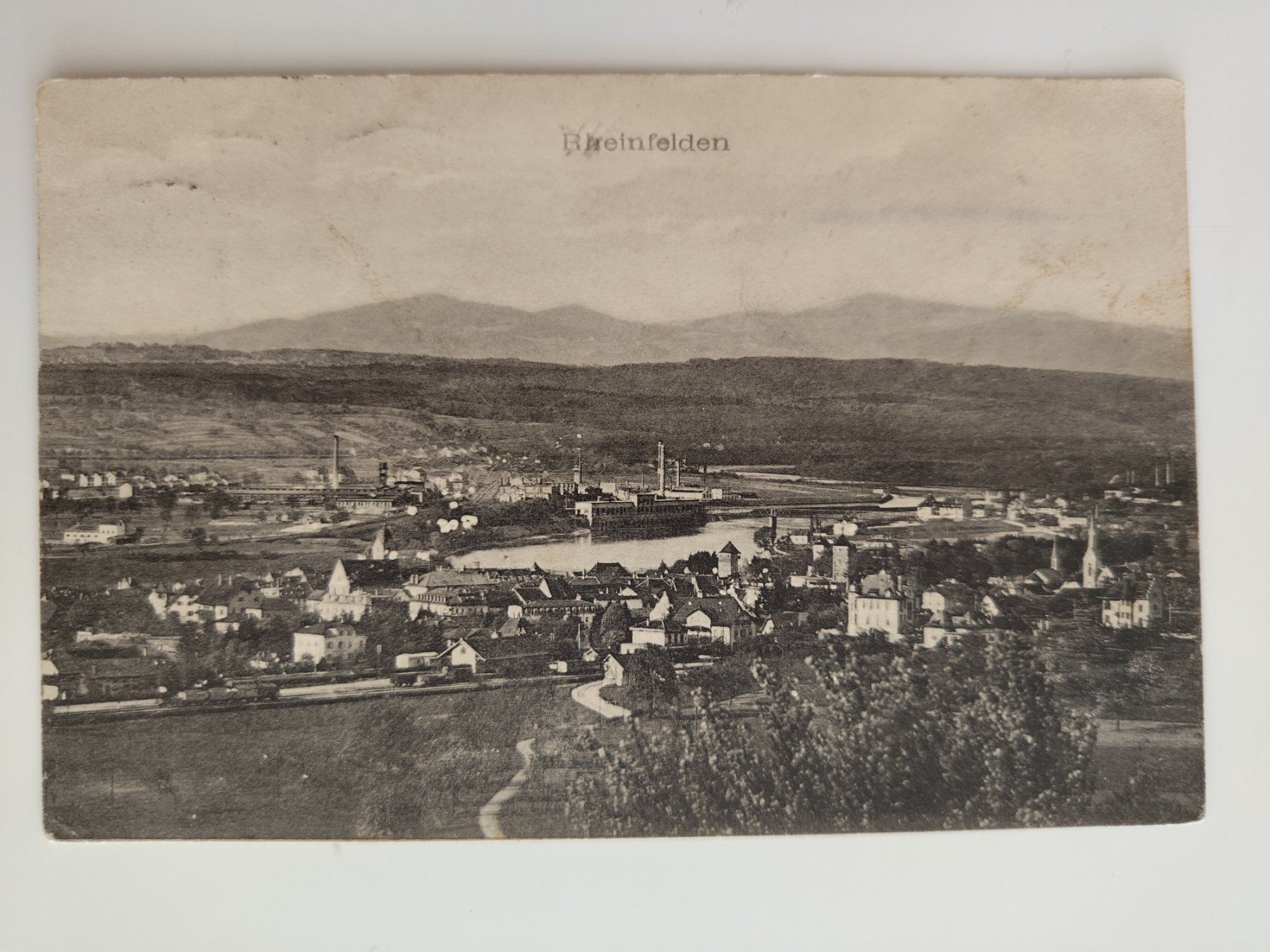 Ansichtskarten: Dampfzug, Rheinfelden ca. 1910 – Gebraucht aus Ohmstal von Lebensfreude05