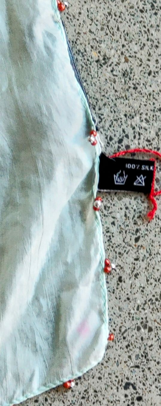 Foulards & écharpes: Seidenschal, 160x24, 100% Seide, Perlen – Neuf avec emballage d'origine à Frauenfeld par Schenken-mit-Herz 2