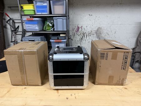 Reloop Vinyl Case 80 Platten schwarz neuwertig OVP!!!