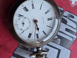 448 Longines Taschenuhr Silber 0.900