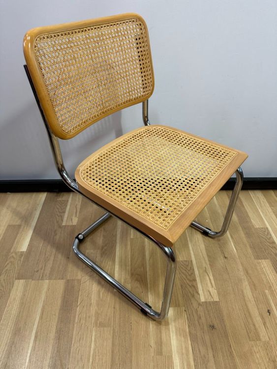 Freischwinger Stuhl mit Rattan Korbgeflecht Kaufen auf Ricardo