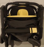Kinderwagen klappbar schwarz gelb gebrauchter Zustand