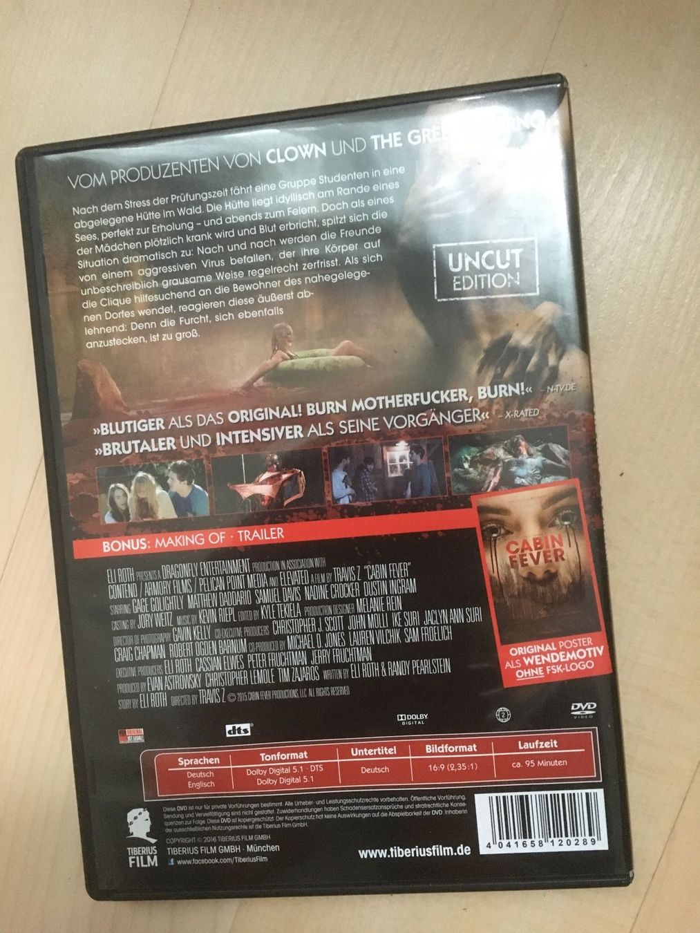 Tutti i DVDs: Cabin Fever – Usato da Oberurnen venduto da Numi2000 1