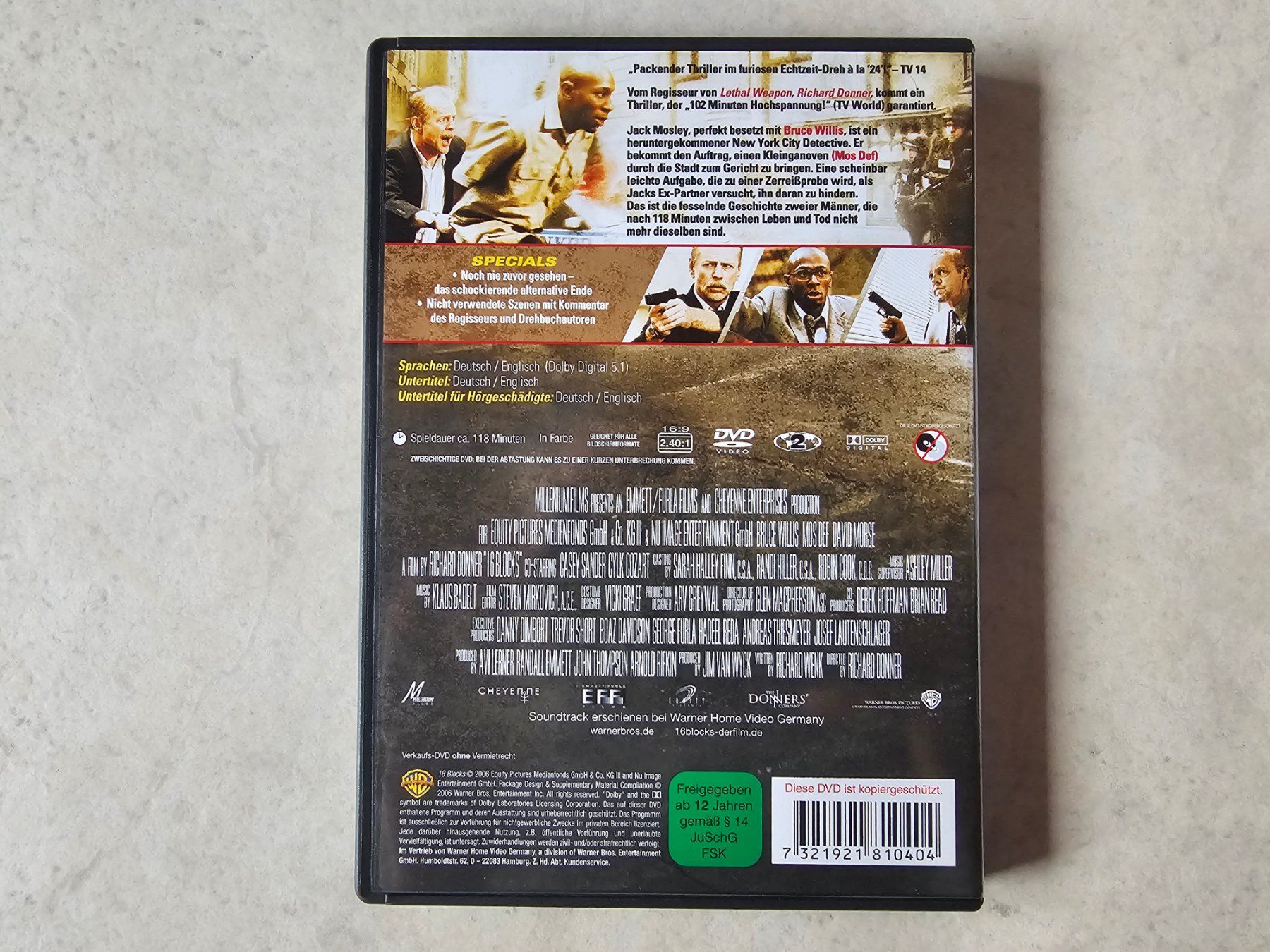Tutti i DVDs: 16 Blocks      *HIT* – Usato da Schneisingen venduto da backstore24 1