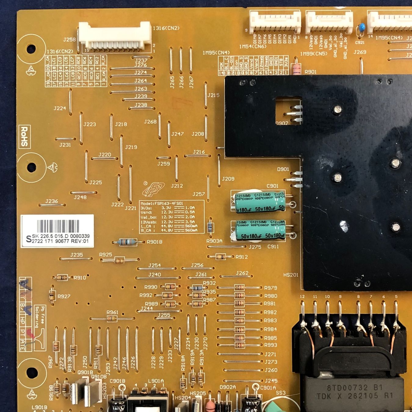 Philips Elektronikbauteile: FSP163-4FS01 Philips TV-Netzteil – Gebraucht aus Neerach von Arbimus 2