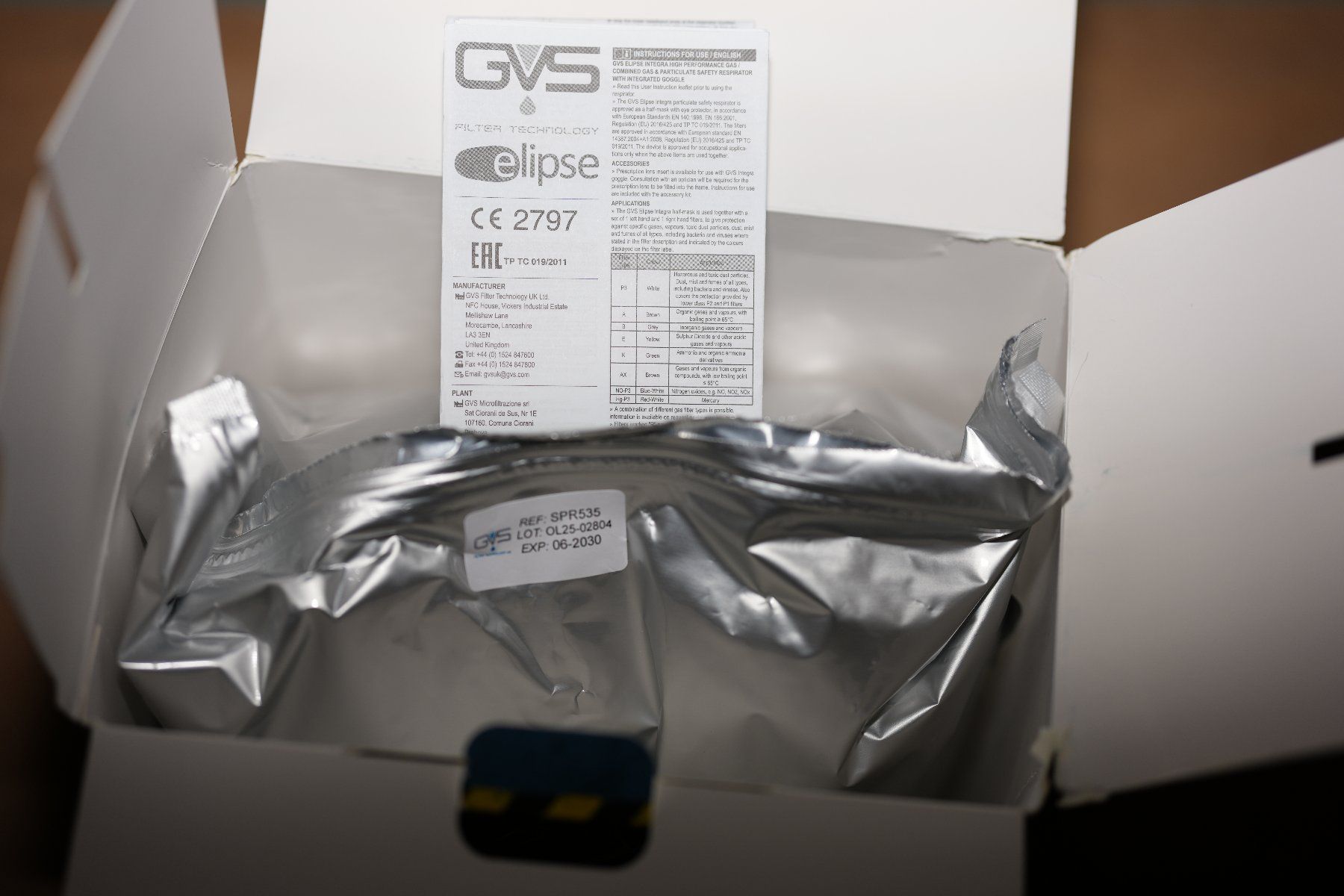 Gesichts- und Gehörschutz: GVS Gesichtsmaske – Neu (gemäss Beschreibung) aus Zürich von Verkaufen-Schweiz 2