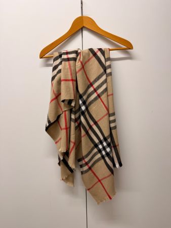 Schal Burberry optik kariert beige/rot/schwarz - Top!