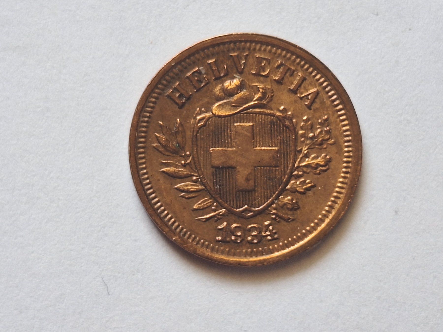 Tutti le monete: 1ct 1934 – Usato da Couvet venduto da zeze03