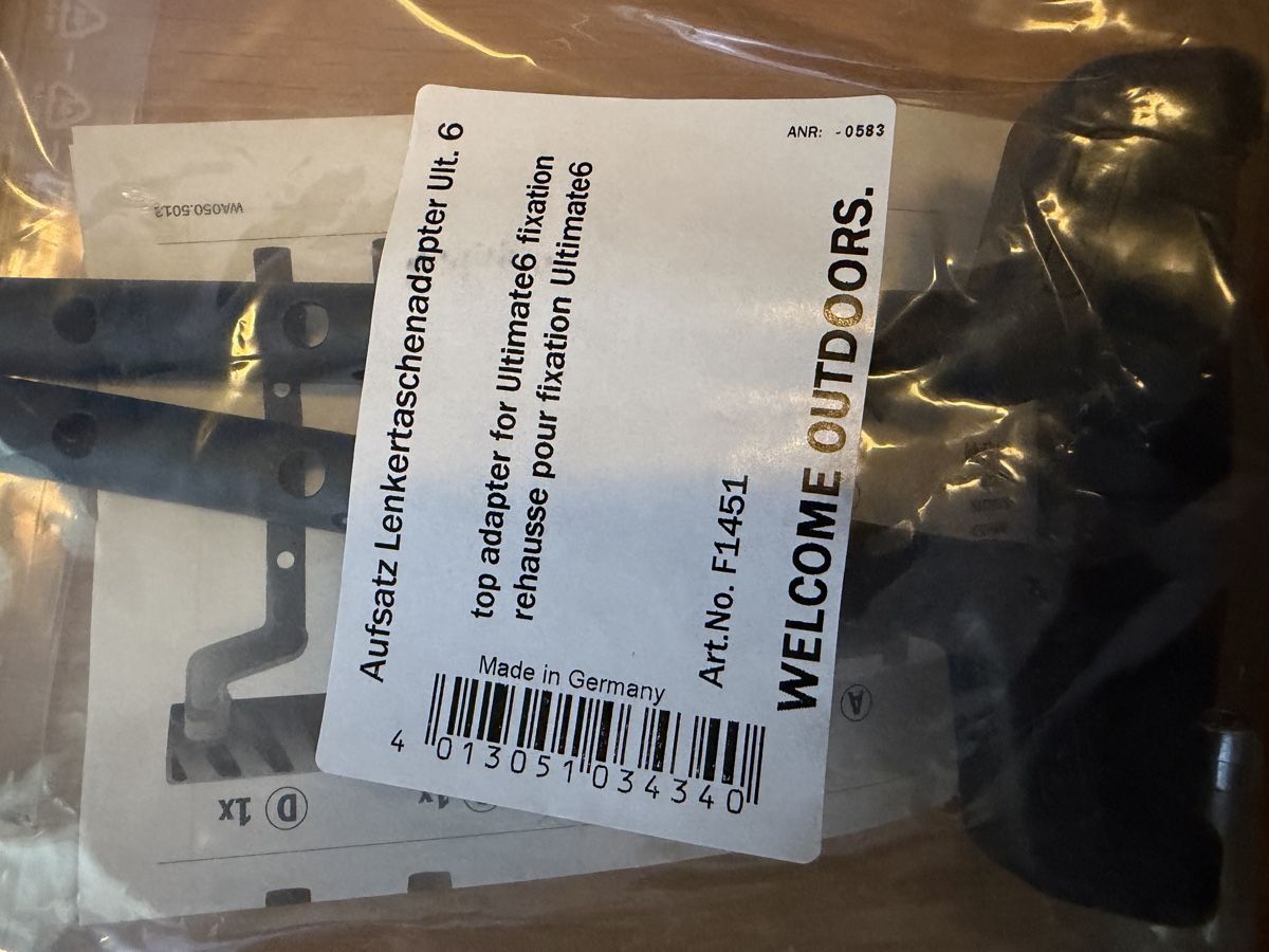 Ortlieb Borse: Ortlieb Lenkertaschenadapter Ultimate 6 neu – Nuovo e nell'imballaggio originale da Zürich venduto da Alles_I.O 2