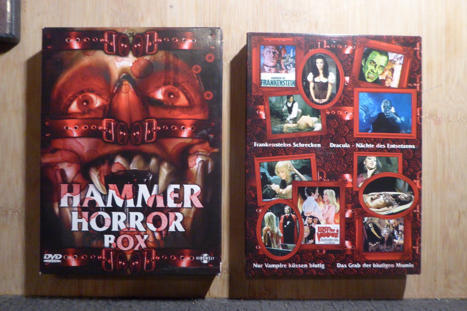 Tutti i DVDs: 4x DVD Hammer Horror Box – Usato da Allschwil venduto da Summelsarium