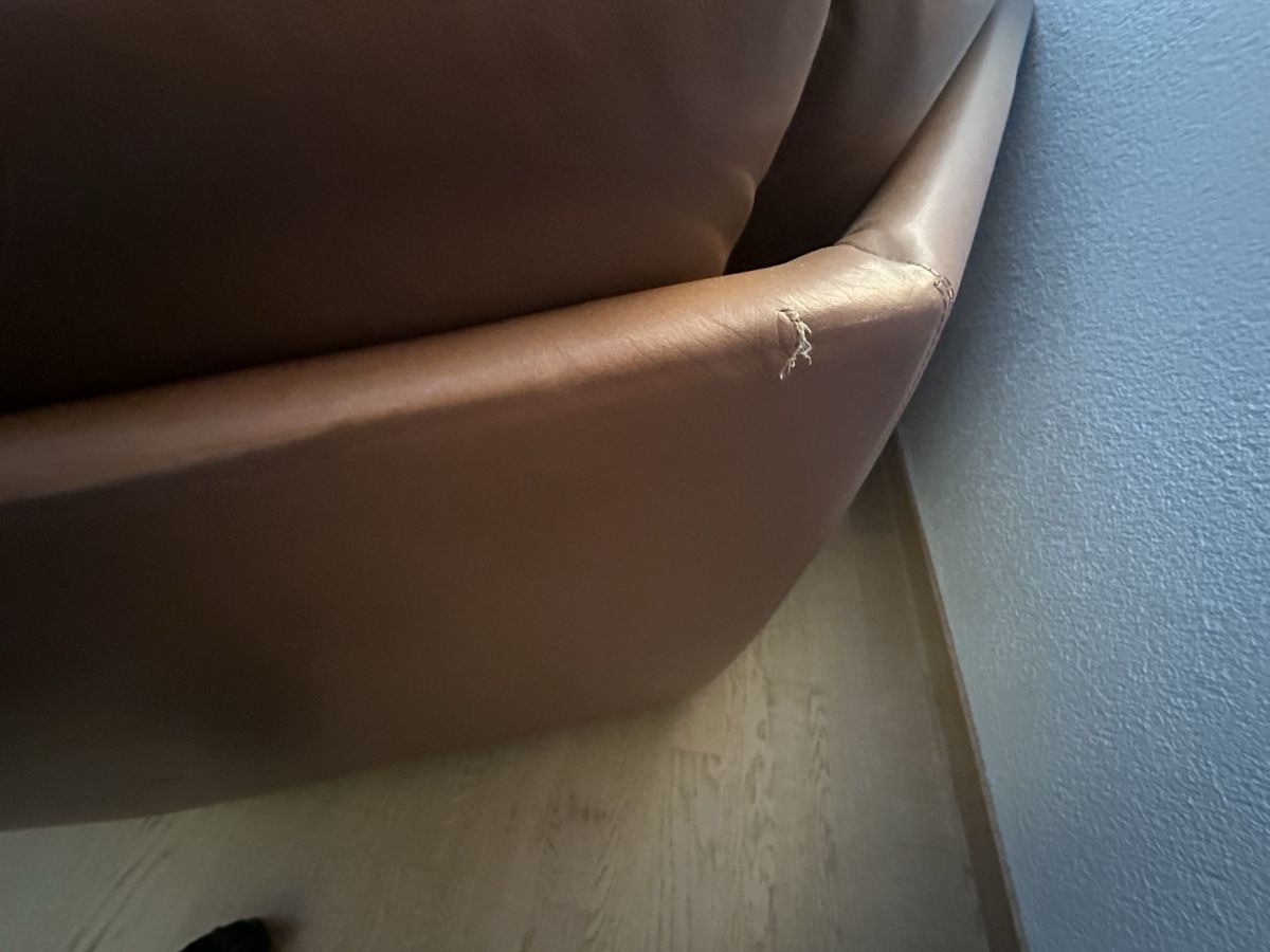 Sofas: Super Angebot!!!VINTAGE Ecksofa Leder!!! – D'occasion à Oberbipp par Angel_Queen 4